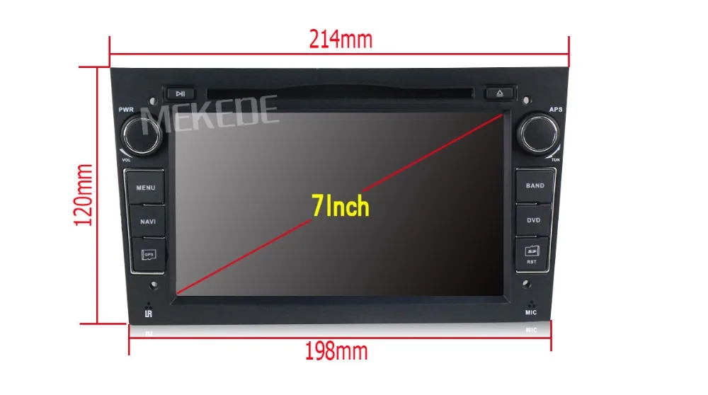 Best Android 7.1 Quad core HD 1024*600 screen 2 DIN Car DVD GPS Radio stereo For Vauxhall Opel Astra H G J Vectra Antara Zafira Corsa 9