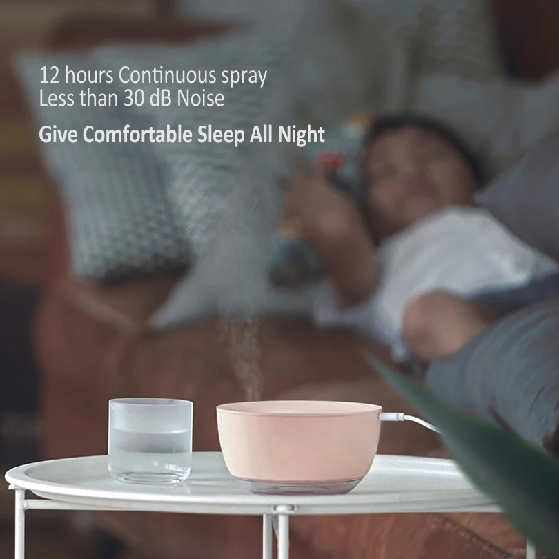 500ml USB Mini Air Humidifier with Aroma Diffuser 4