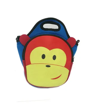 

5PCS / LOT Cooler Lunch Box Portable Insulated Lunch Bag Thermal Food Picnic Lunch Box Animal Face Pattern Tote