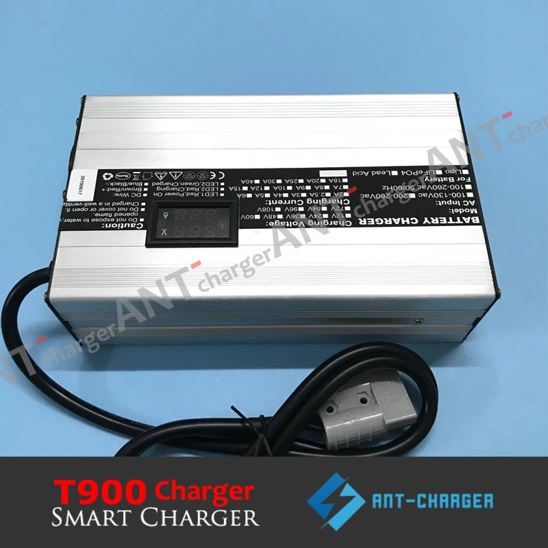 Customized 900W 10.95V 40A 3s LiFePO4 LFP LFE LiFe Battery Pack Smart Charger with Display (1)
