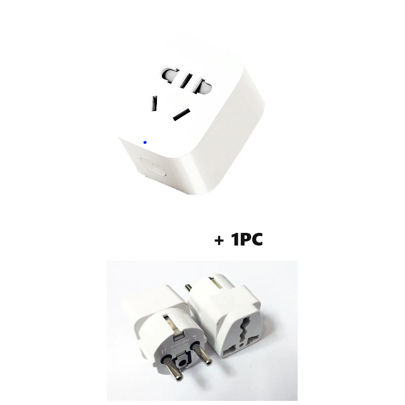 Оригинальная умная розетка Xiao mi jia mi, Wi-Fi, милое издание mi ni, защита от высоких температур, вход 250В~ Макс 2500 Вт 10А - Цвет: add DE Adapter