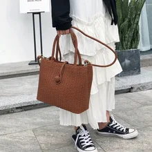 Винтажная ручная вязка, дизайнерская женская белая корзина из натуральной кожи, кошелек из воловьей кожи, женская сумка через плечо, женская сумочка