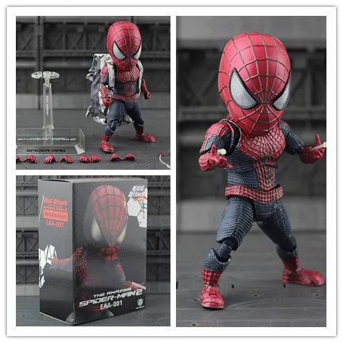 

MCR HOT DC Marvel Egg Attack Action The Spiderman 18cm Spider-Man Homecoming Action Figure Model Toy