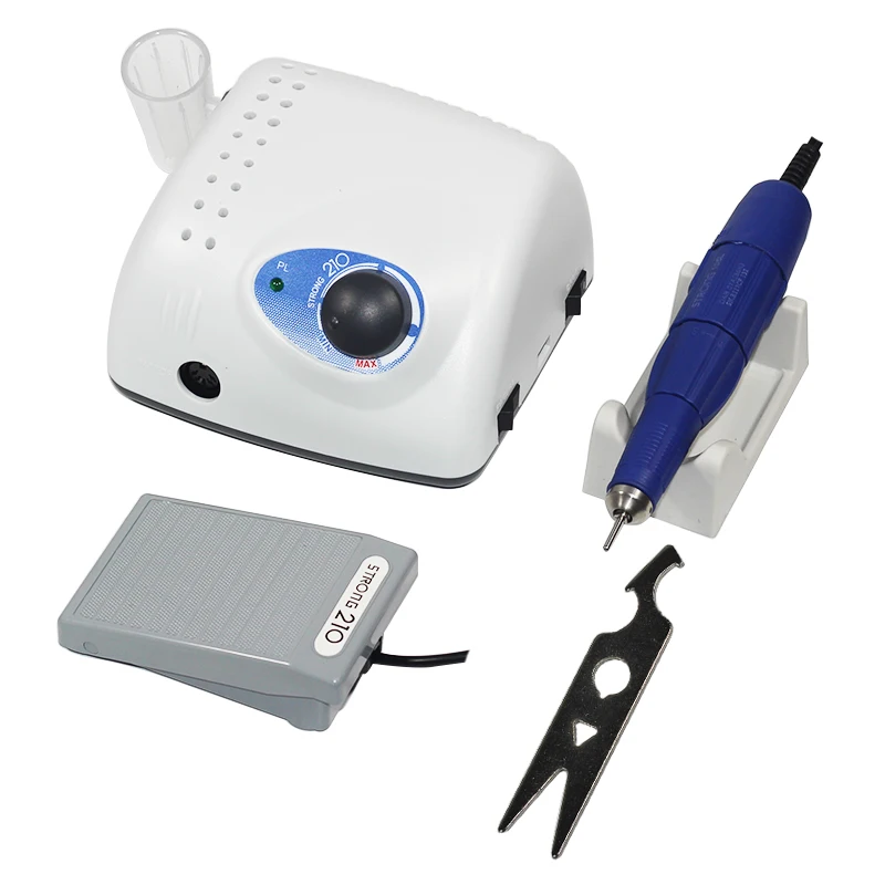 

65W 35000RPM Electric Nail Drill Machine 210 Model Handpiece Manicure Pedicure Nail File Bit Nail Art Equipment