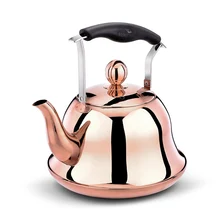 304 Stainless Steel Whistling Kettle Gas Induction Cooker Water Pot Household Gas Kettle Creative Teapot soar cl a98 food grade 304 stainless steel electric kettle household hot kettle double deck power off tea pot