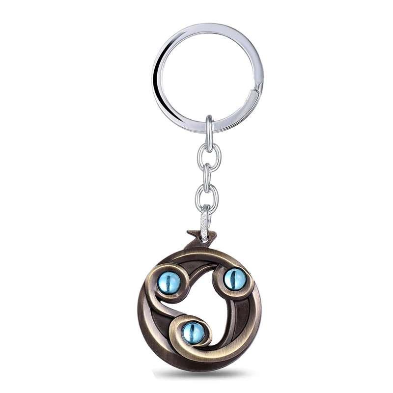 Брелок Dota 2 Talisman of Evasion с логотипом мужской брелок из металлического сплава для