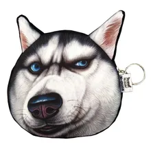 Hot Sale Cute 3D Dog Face Purse Quality Coin Bag New Design Change Cash Coin Purse
