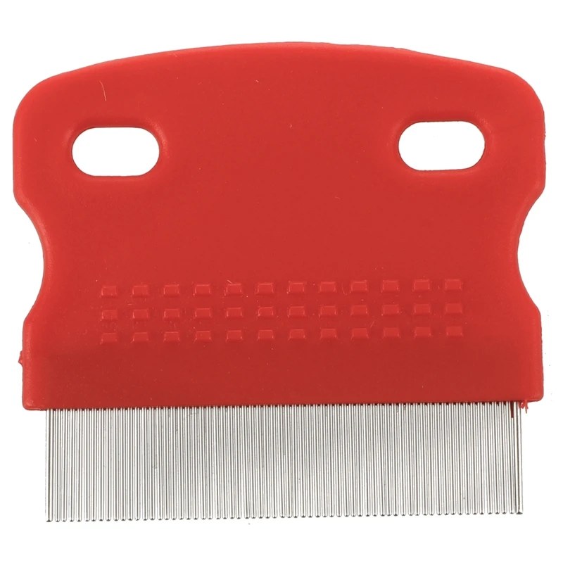 

New Flea Fine Toothed Clean Comb Pet Cat Dog Hair Brush Soft Protection Steel Small
