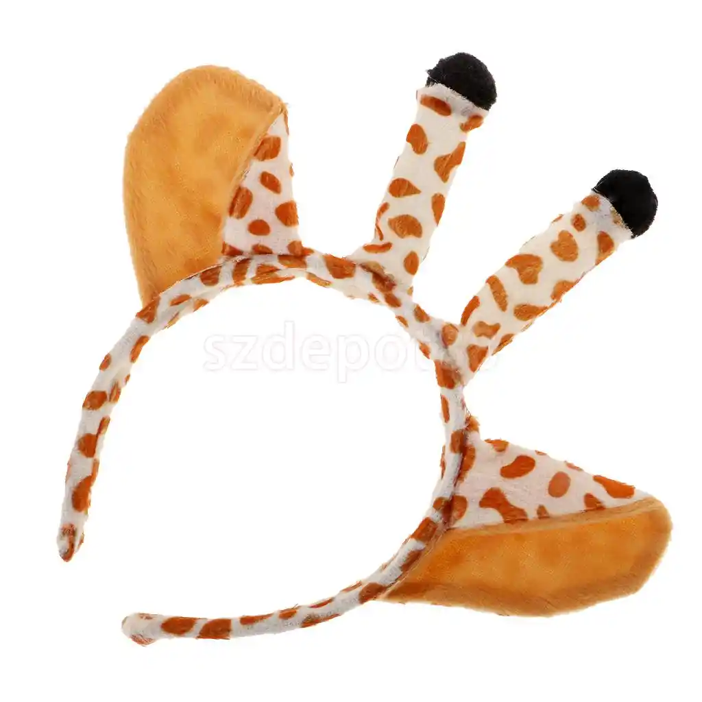 Child or Adult Fancy Dress Accessory New A Pair of Clip On Plush Leopard Ears