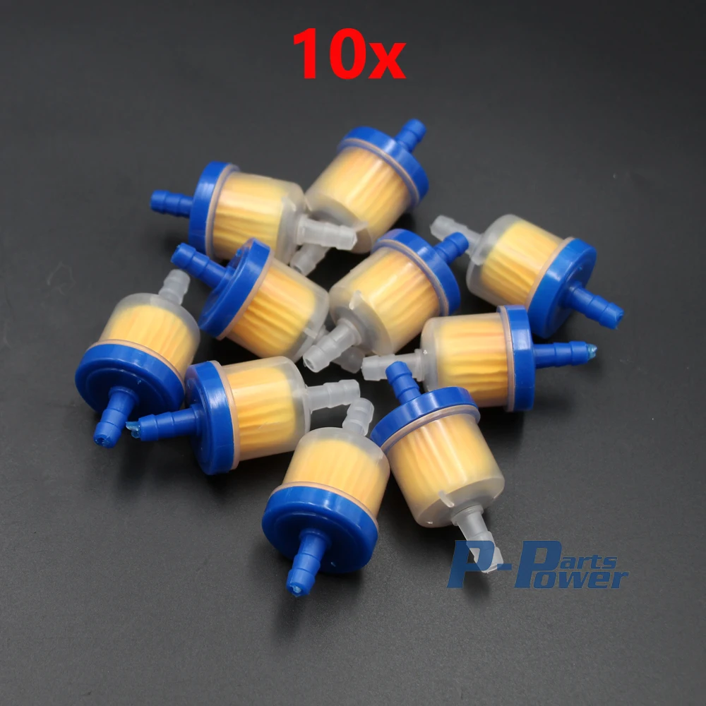 10x Inline Gas Fuel Petrol Filter For Motorbike PIT PRO Trail Dirt Quad Bike ATV Buggy