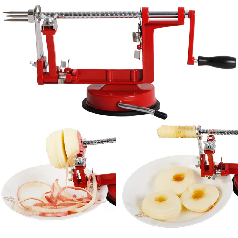 

Creative Home Kitchen3 in 1 apple peeler fruit peeler slicing machine / stainless steel apple fruit machine peeled tool 30*13cm