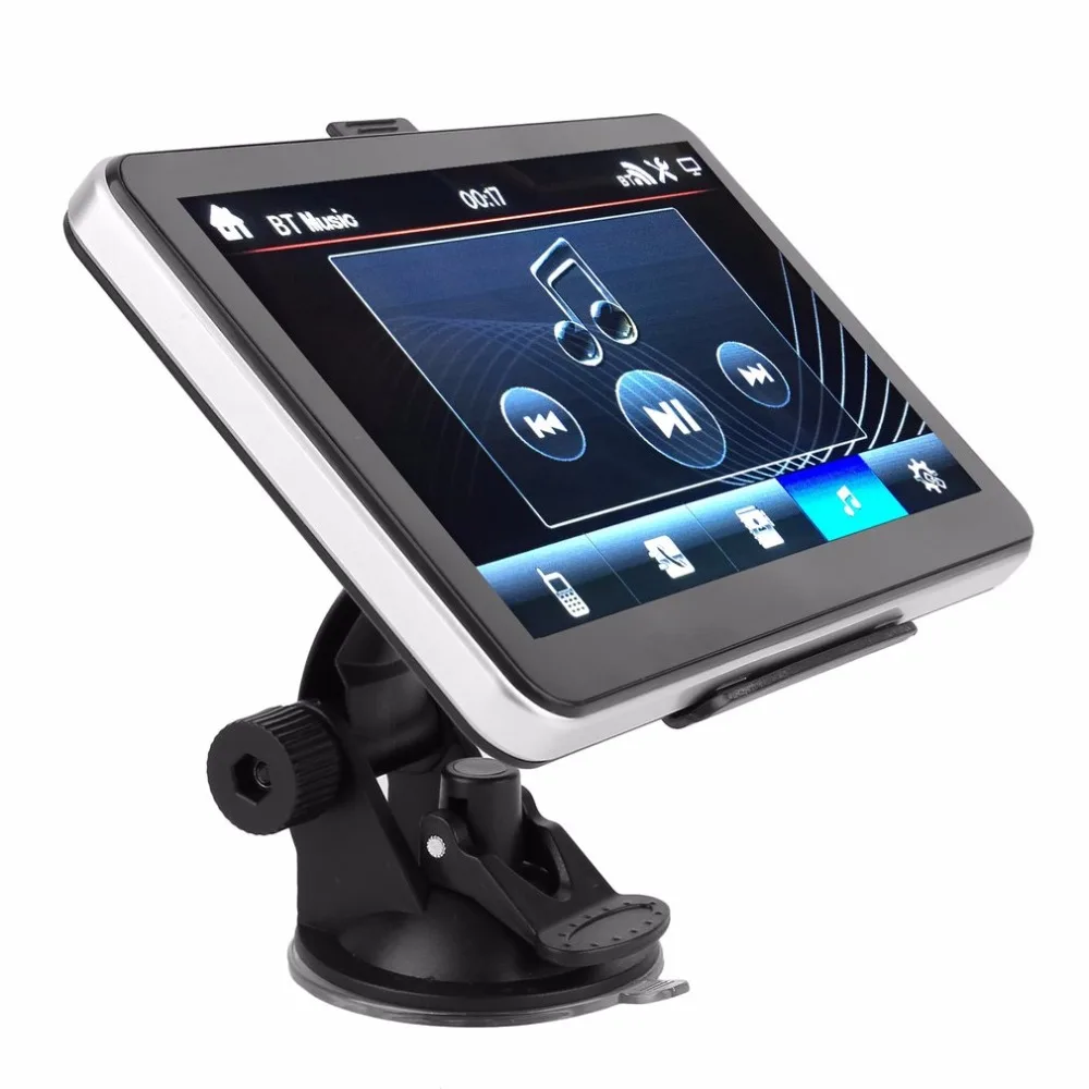 

8G 5 Inch HD Display Cars Truck Vehicles GPS Sat Nav Navigation System Automobile Navigators Free Map Download 2018 Hot Sale