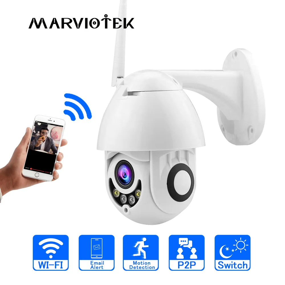 WIFI IP камера наружная PTZ Домашняя безопасность Мини скоростная купольная s HD видео