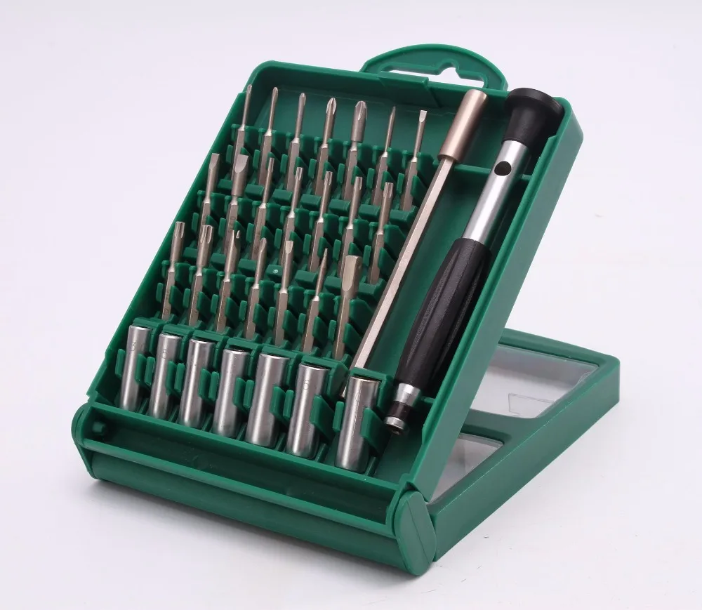 

Nanch 32 in 1 screwdriver set, precision S2 alloy steel repair kit for phones/electronics, mini hand tool set