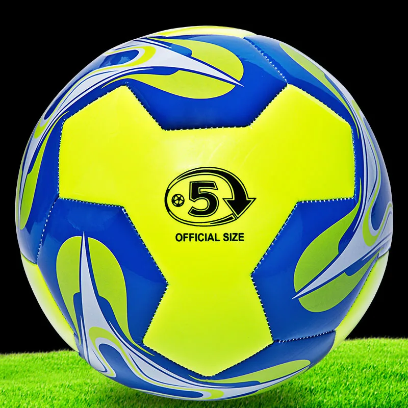 Высокое качество официальный Стандартный футбольный мяч, размер 5 обучение Futebol Баллон де Футбол шары futbol матч Voetbal Bal - Цвет: Yellow