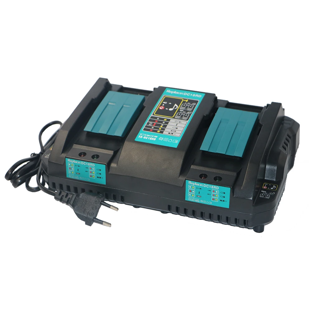 

4A Dual USB Port 7.2V-18V Li-Ion Fast Battery Charger For Makita 18V BL1415 BL1430 BL1840 BL1830 BL1440 Power Tool Battery Charg