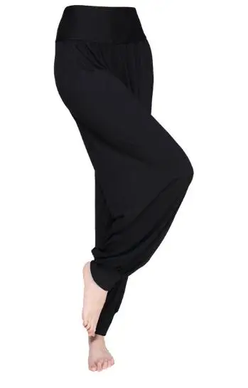 Oversize Модальные ткани брюки фитнес Йога Танец дома отдыха свободные широкие брюки фонари брюки спортивные брюки - Цвет: 2