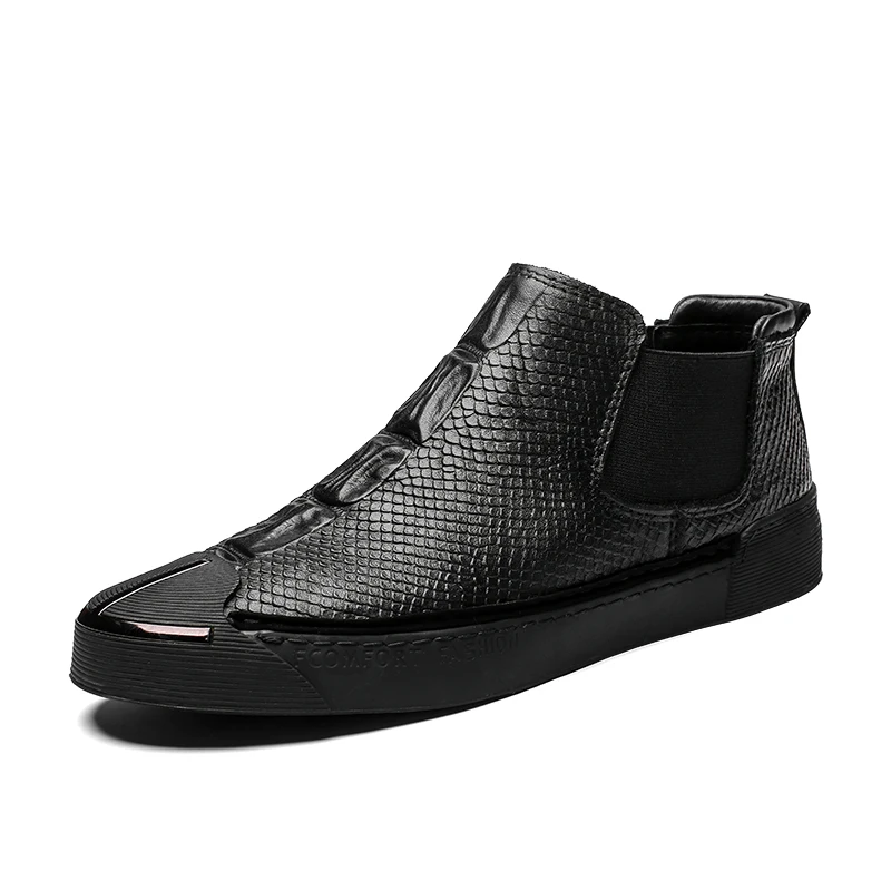 snake leather shoes men