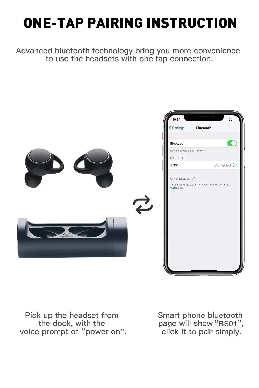 Мини K8 TWS V5.0 Bluetooth наушники 3D настоящие беспроводные стерео с микрофоном