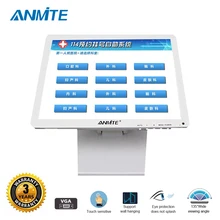 Anmite 1" TFT Lcd сенсорный монитор ПК дополнительный Резистивный/емкостный сенсорный светодиодный экран Компьютерный дисплей