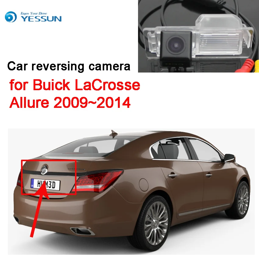 YESSUN For Buick LaCrosse Allure 2009~2014 Car Rear View Back Up Reverse Parking high quality Camera Waterproof Night Vision CCD