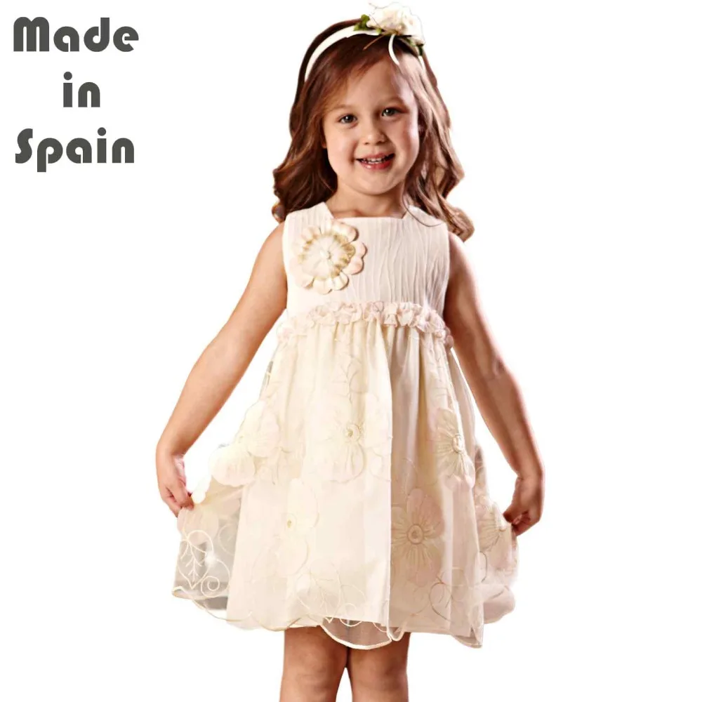 

i-lollipop Luxury Flower Girl Dresses Children Clothes Kids Girl Dress Tiny Fantasy Embroidery