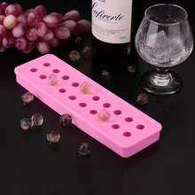 20 отверстий кубик льда мяч питьевой кирпич круглый производитель плесень Сфера формы льда для бара охлаждения напитков охладитель 5 цветов