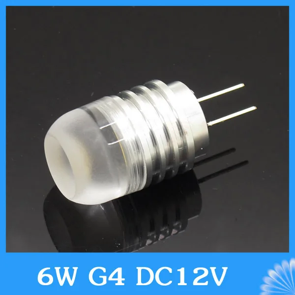 

DC 12V 6W Super 1pcs Led G4 Lamp Crystal led bulb Droplight Chandelier COB Spot Light Cold Warm White