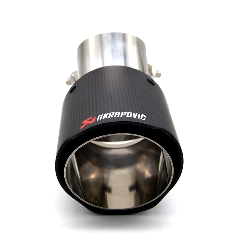 1 шт. Akrapovic Карбон выхлопная труба изменение для Kia Rio K2 Soul Ford Focus 2 3 Chevrolet Cruze Aveo Citroen C4 аксессуары