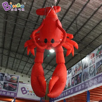 

Personalized 3m high red inflatable lobster / 10 feet length lobster inflatables for display toys