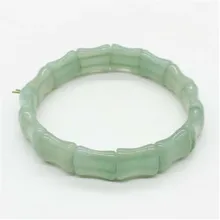 Китайский Красивый ручной работы зеленый регулируемый жадеитовый браслет