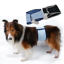 Подгузник для собак гигиенические подгузники s-xl моющиеся женские шорты для собак трусики менструации нижнее белье трусы для домашних животных