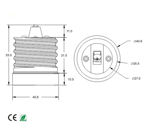 E40 To E27 Adapter Converter (3)