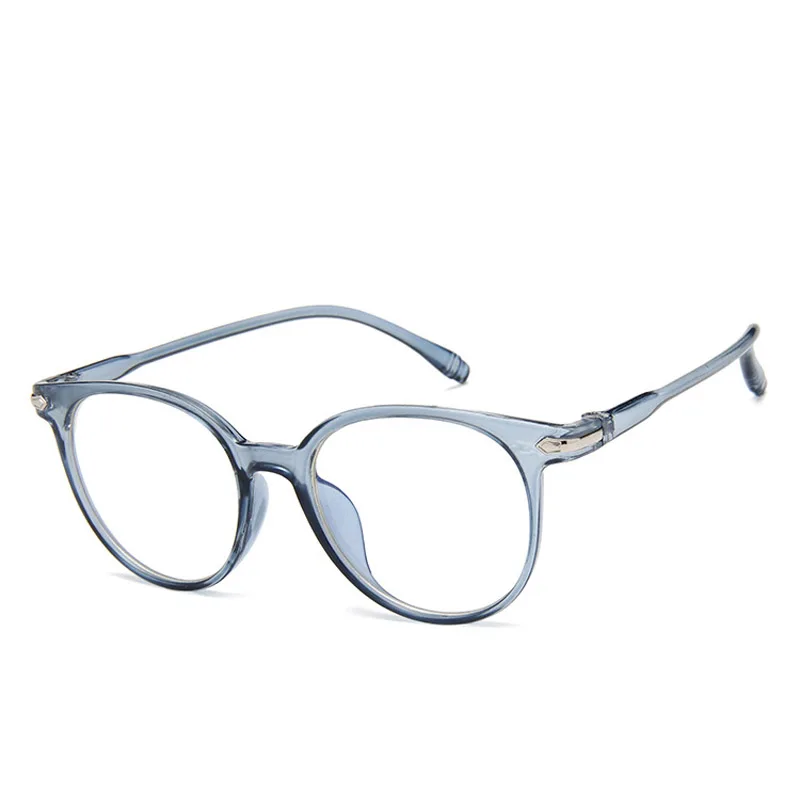 Женские очки, оптическая оправа, очки с прозрачными линзами, Женские винтажные компьютерные очки против излучения GDD99 - Цвет оправы: Синий