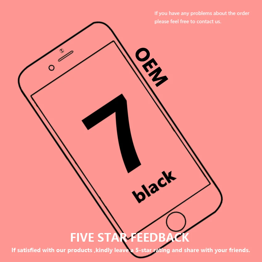 Tanie Czarny biały oryginalny OEM iPhone 7 LCD wymiana wyświetlacza dla 7G LCD 3D ekran dotykowy Digitizer zgromadzenia z darmowa zestaw narzędzi