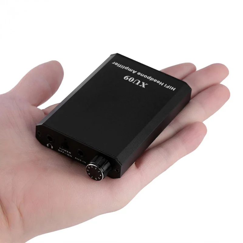 New Portable 3 5mm AUX Interface Stereo Audio Portable Mini HiFi Headphone Amplifier Improve Sound Headphone HiFi AMP