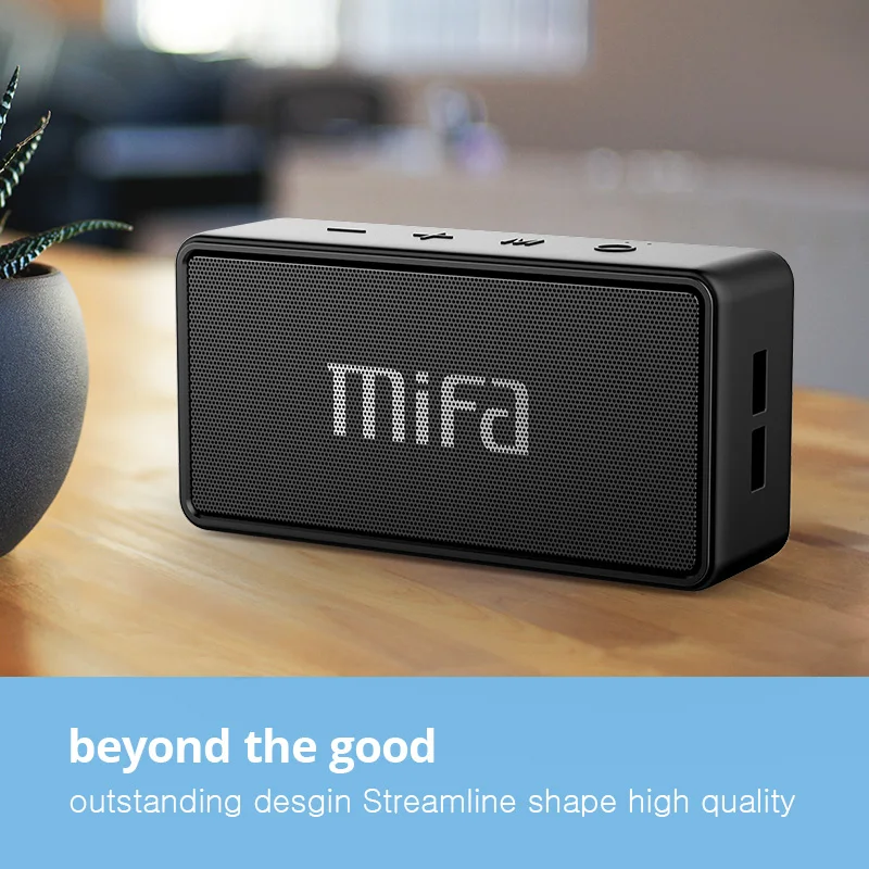 Mifa A2 Портативный беспроводной Bluetooth динамик с IPX7 водонепроницаемый супер бас