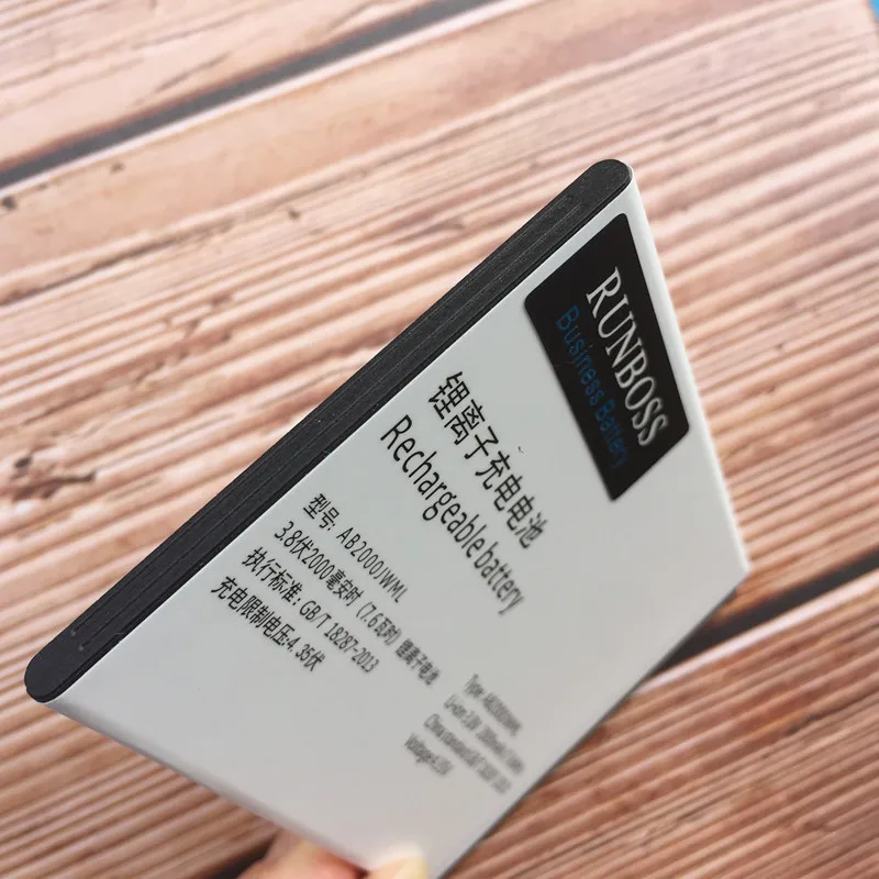 Runboss оригинальный AB2000JWML Аккумулятор для сотового телефона Xenium S337 CTS337 PHILIPS AB2000JWMT