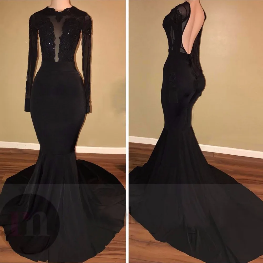 long sleeve black bridesmaid dresses