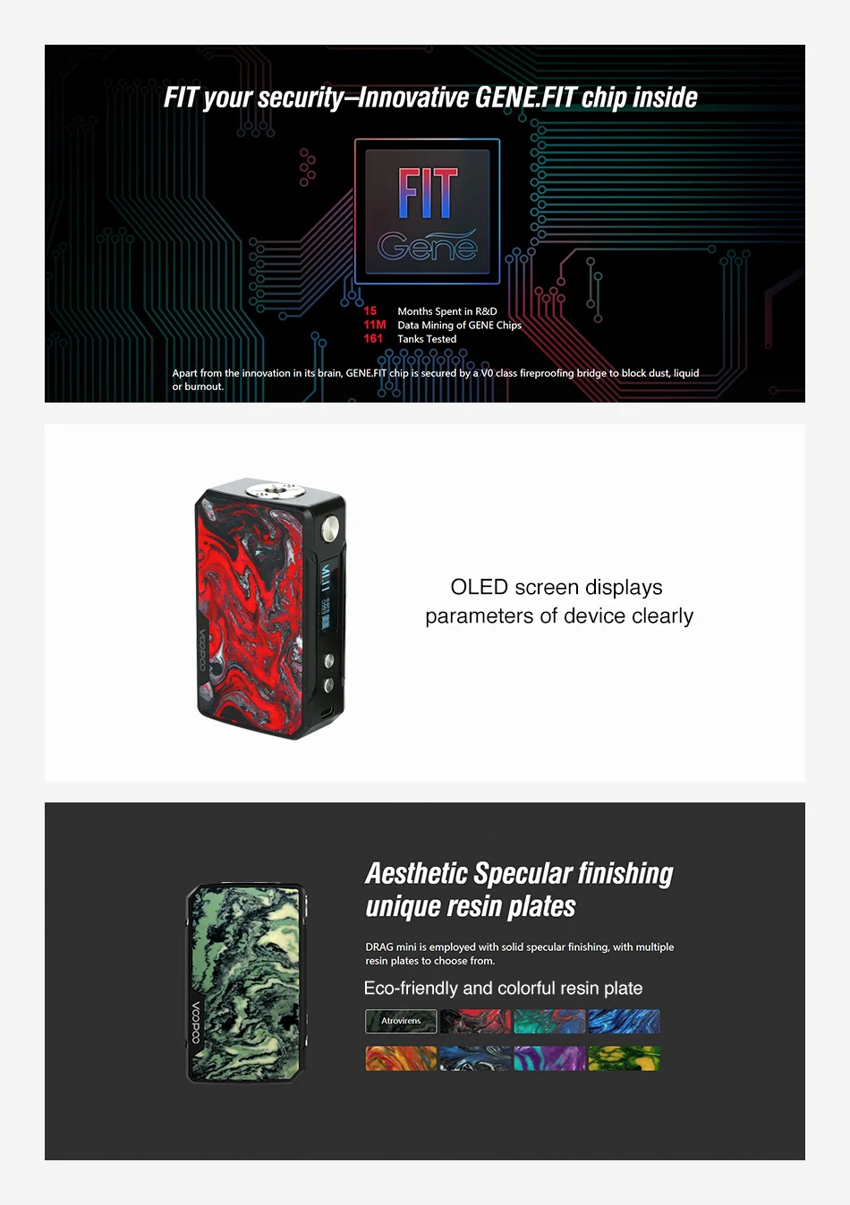 VOOPOO Drag Mini 117W TC Box MOD 4400mAh
