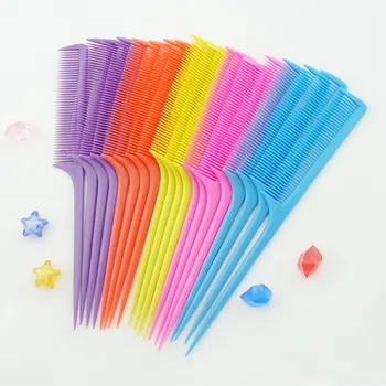 

20Pcs Color Mixing Tip Comb Plastic Comb Hair Styling Tools