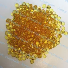 1 кг клея кератина гранулы Бусины зерно наращивание волос прозрачный желтый цвет для меня чаевые/U-Tip волос