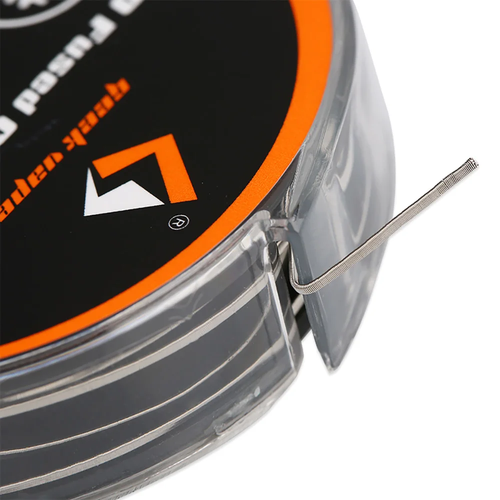 Оригинальный GeekVape N80 Fused Clapton Wire(30ga * 3 + 38ga) для электронных сигарет Vape Professional Build Wire