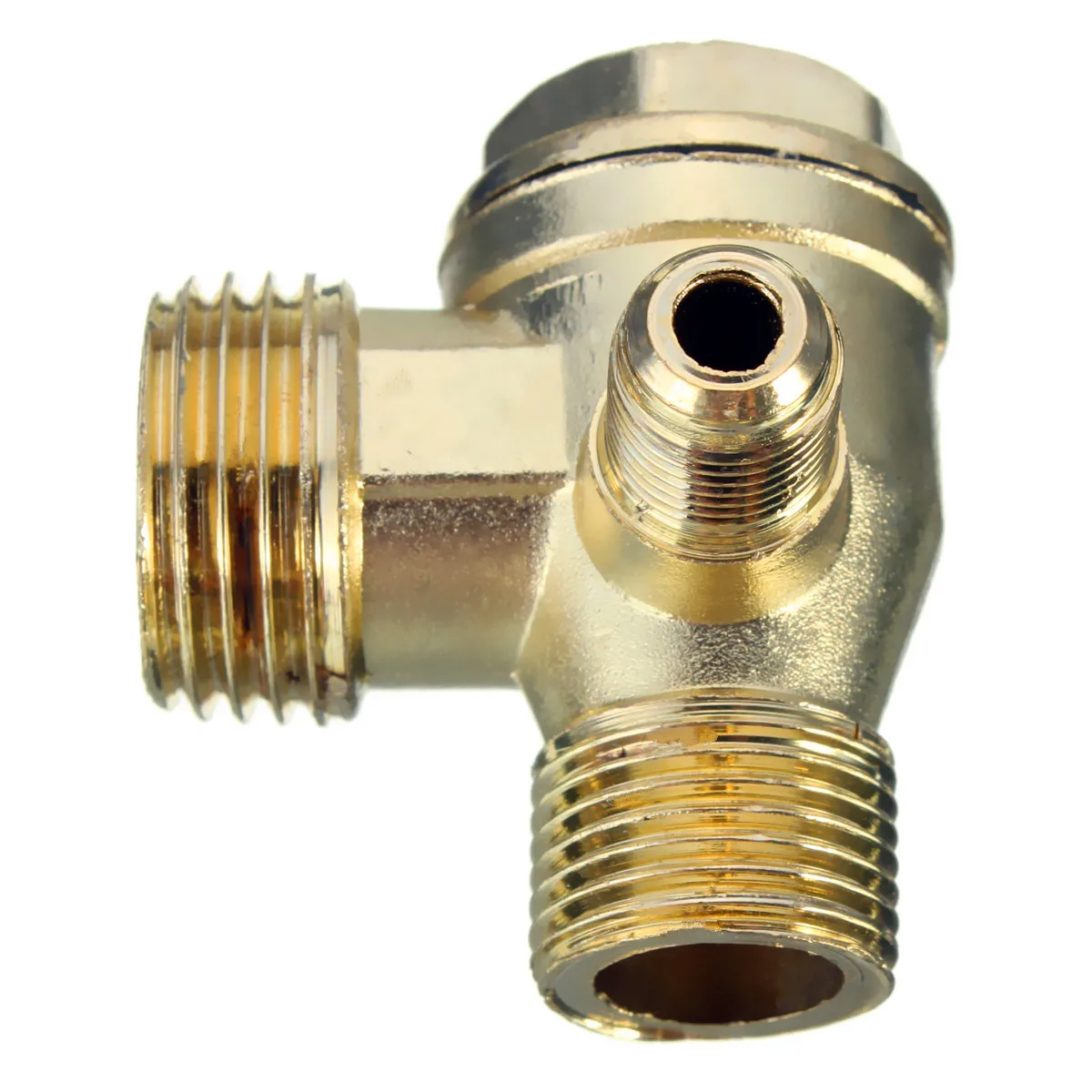 

90 Degree Brass Male Threaded Check Valve Miniature air compressor pump accessories