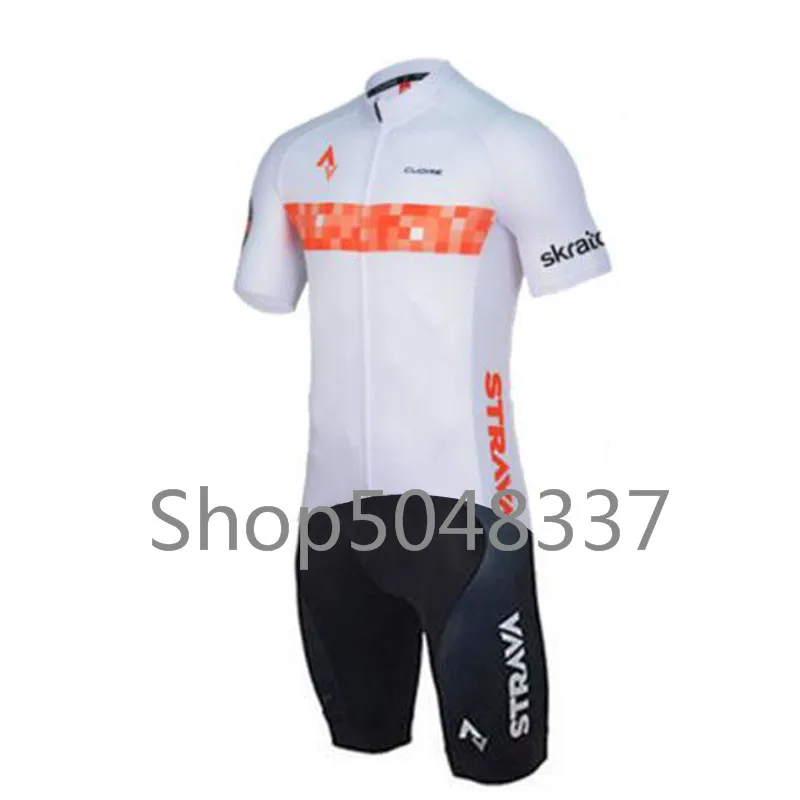 Triathlon Suit Men Sport Set Summer Cycling Jersey Pro Team Strava Ropa Ciclismo Maillot Boys Cycling Skinsuit - Color: 9