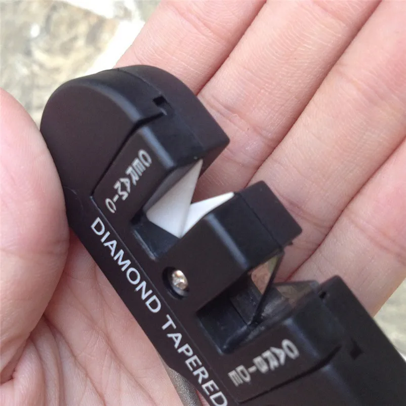 New Multifunction EDC Sharpener Folding Ceramic Carbide Diamond Tapered Knife Sharpener Pocket Outdoor Tool N21 (9)