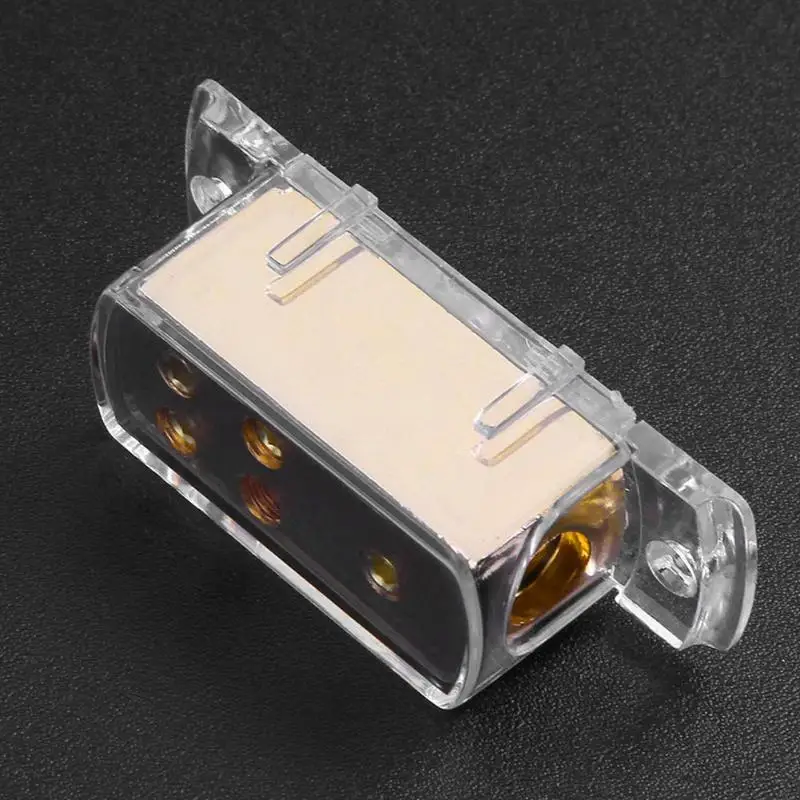 1x 4AWG до 4x 8AWG автомобильный аудио Мощность/заземление кабель сплиттер