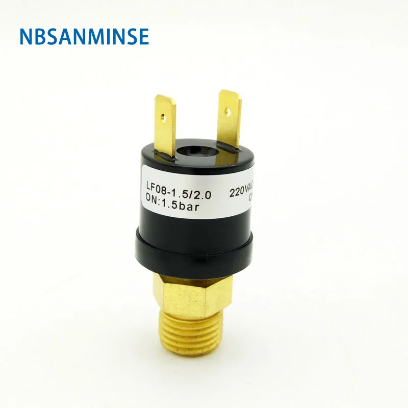 

NBSANMINSE SMF08 Small Multi - Purpose Pressure Switch Fixed Set Point Automatic Reset Factory Calibrated Pressure Switches