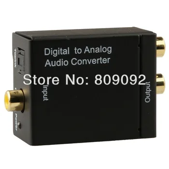 

Digital Optical Toslink or SPDIF Coax to Analog L/R RCA Audio Converter Adapter
