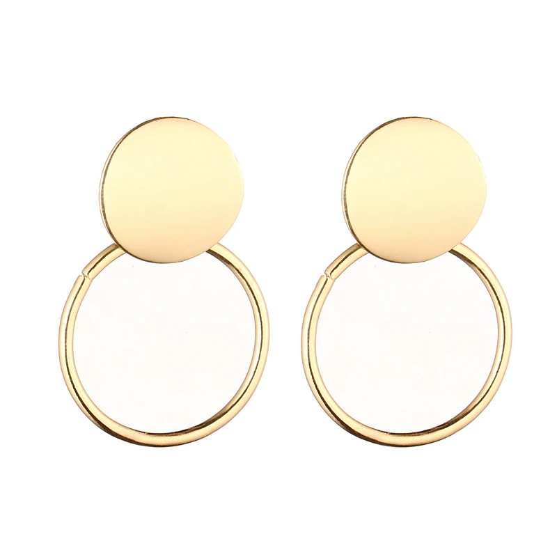 

LOVBEAFAS Vintage Drop Dangle Earrings For Women Statement Earrings 2019 Fashion Jewelry Metal Gold And Silver Earrings